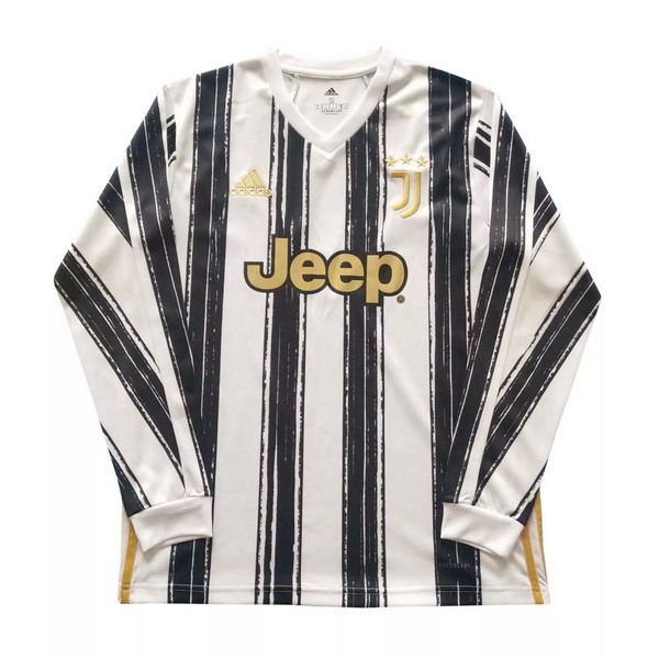 Thailandia Maglia Juventus Prima ML 20/21 Bianco Nero